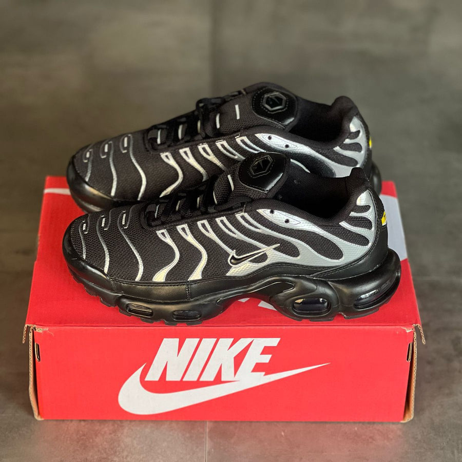 Nike TN Negro y Plateado | Hombre