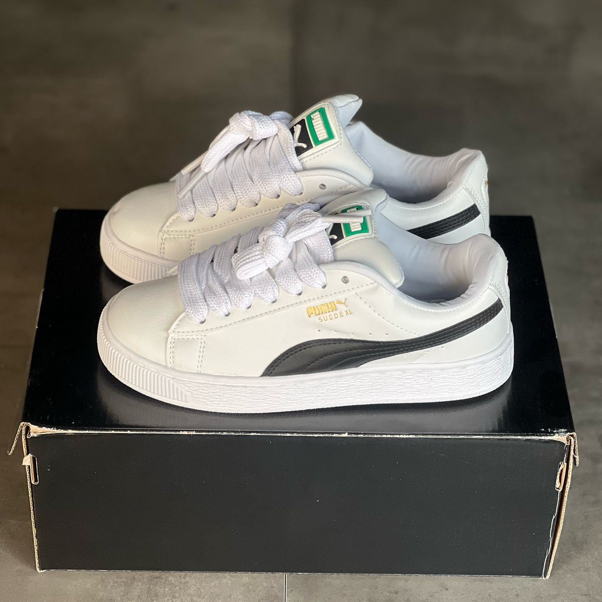 Puma Seude XL Blanco y Negro | Hombre y Dama