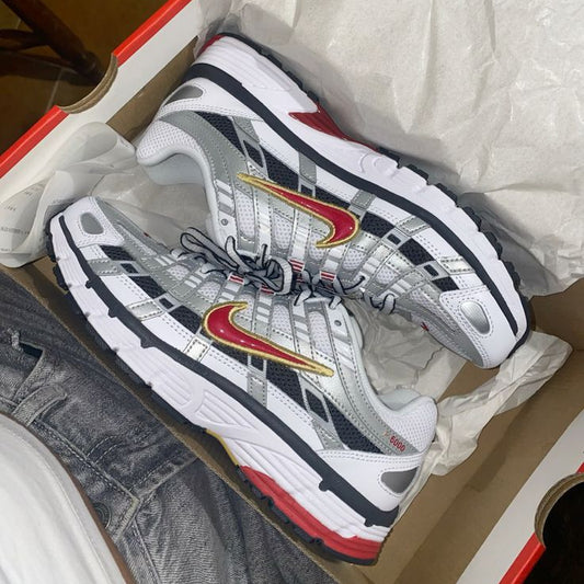 Nike P-6000 Blanca Gris Roja | Hombre